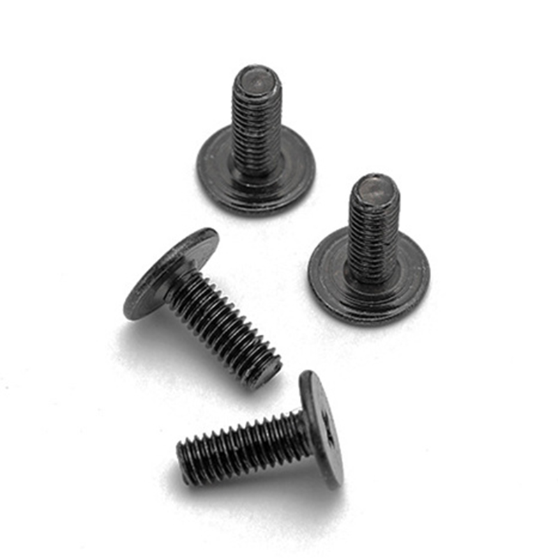 黒 m2 炭素鋼平頭 3mm コンピュータネジ